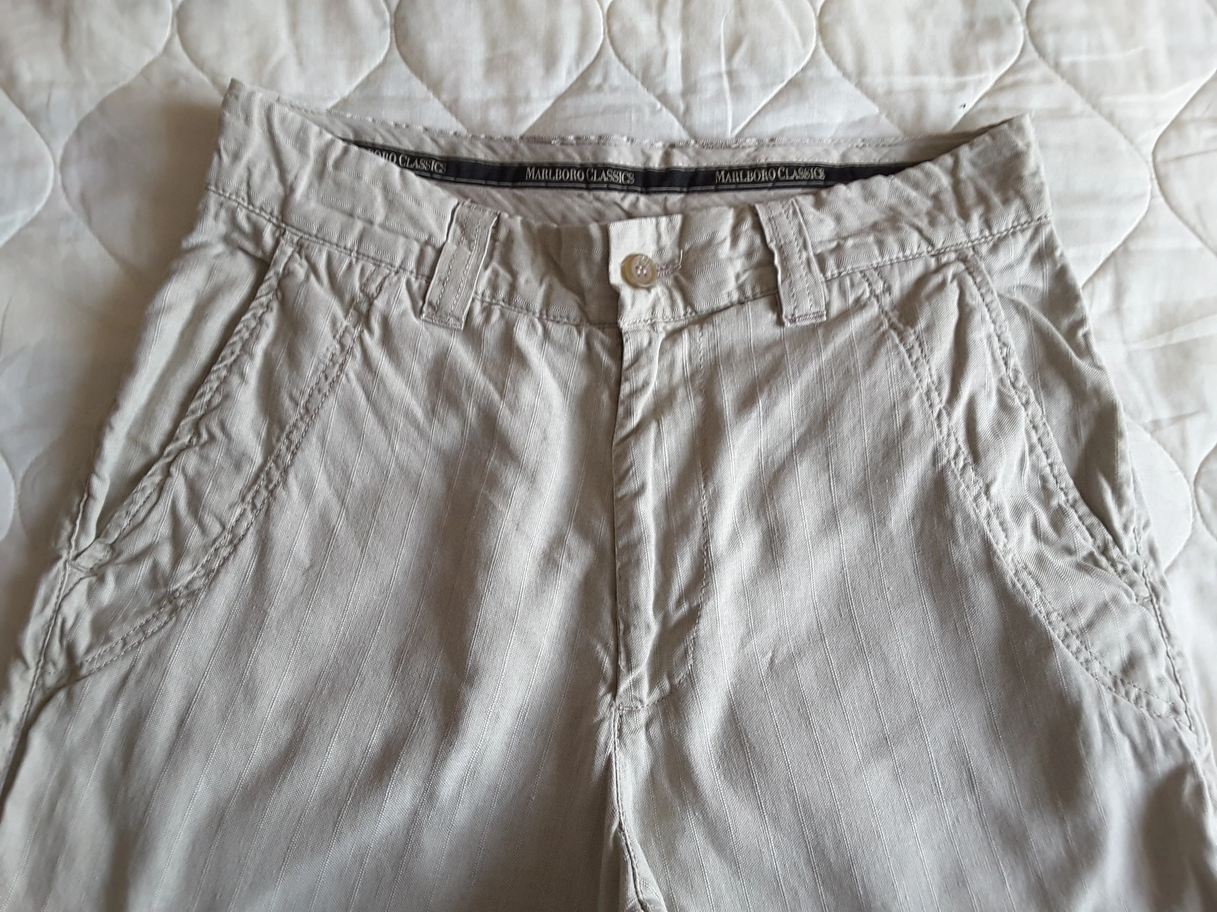 Ecru Trousers – Malboro Classics – 38 – photo 8
